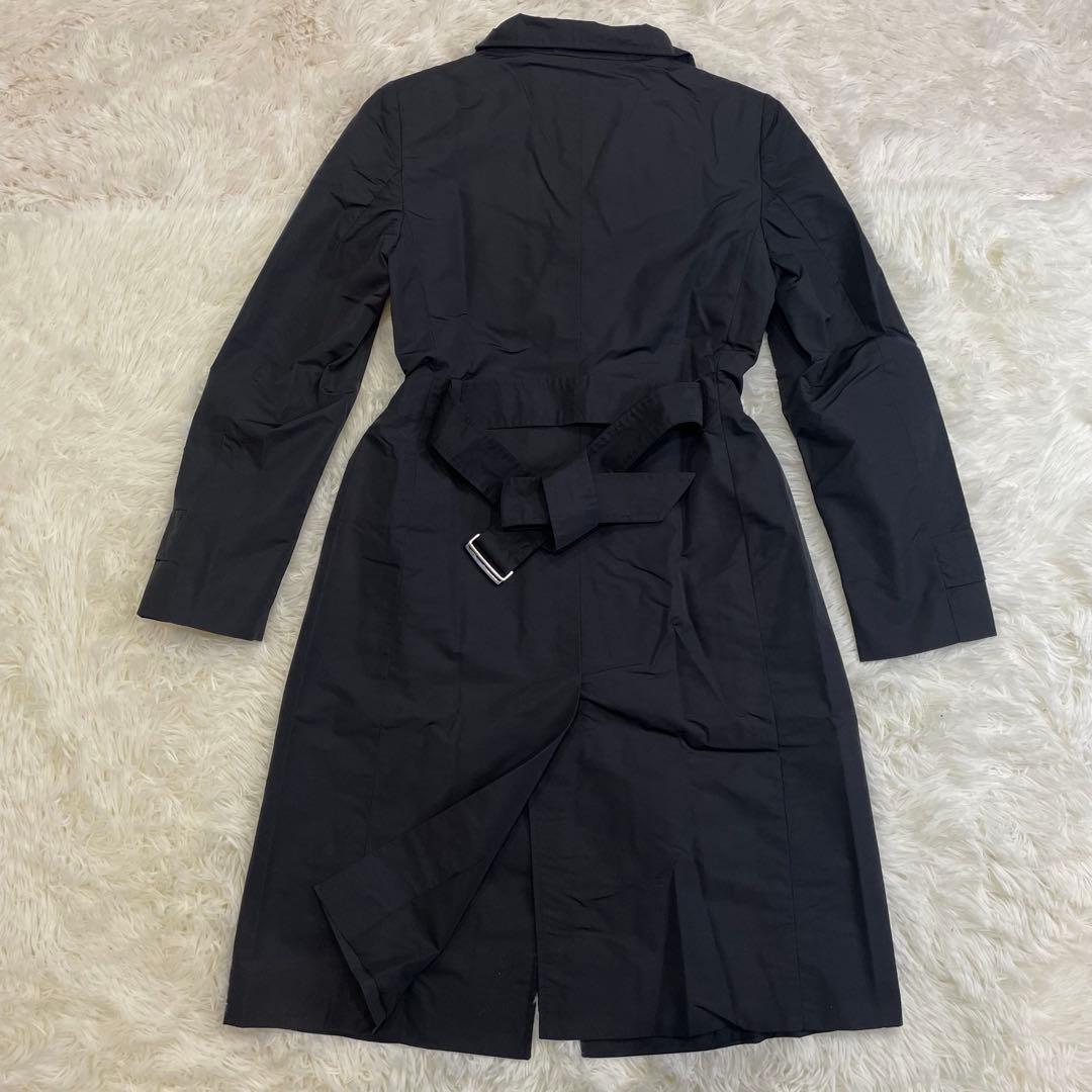 良品 マックスマーラ レインウェア トレンチコート ベルト付 ブラック