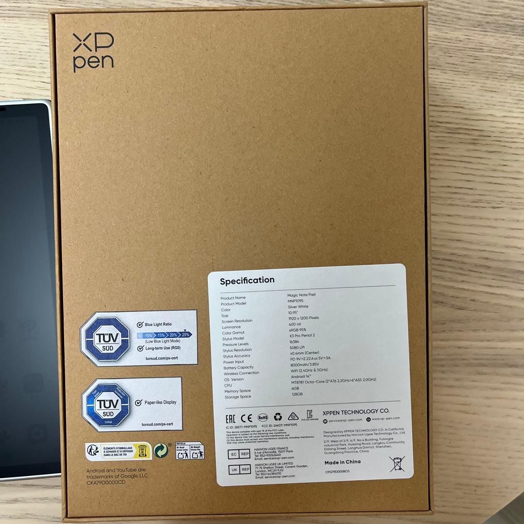 Androidタブレット本体 XPpen Magic Note Pad