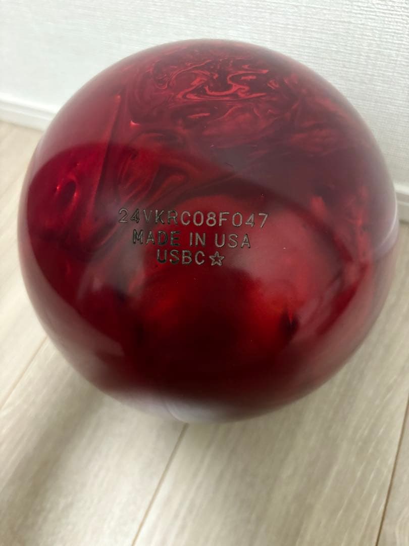 『美品』 STORM シャドウロックレッド　15P ボウリングボール