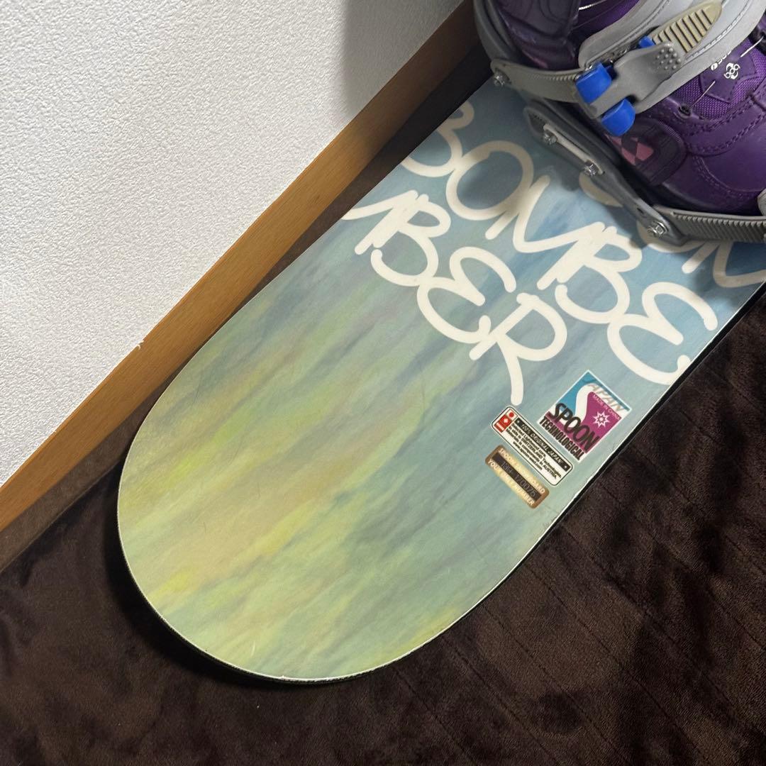 【初心者向け】スノーボード4点セット139cm BOAブーツ レディース/キッズ