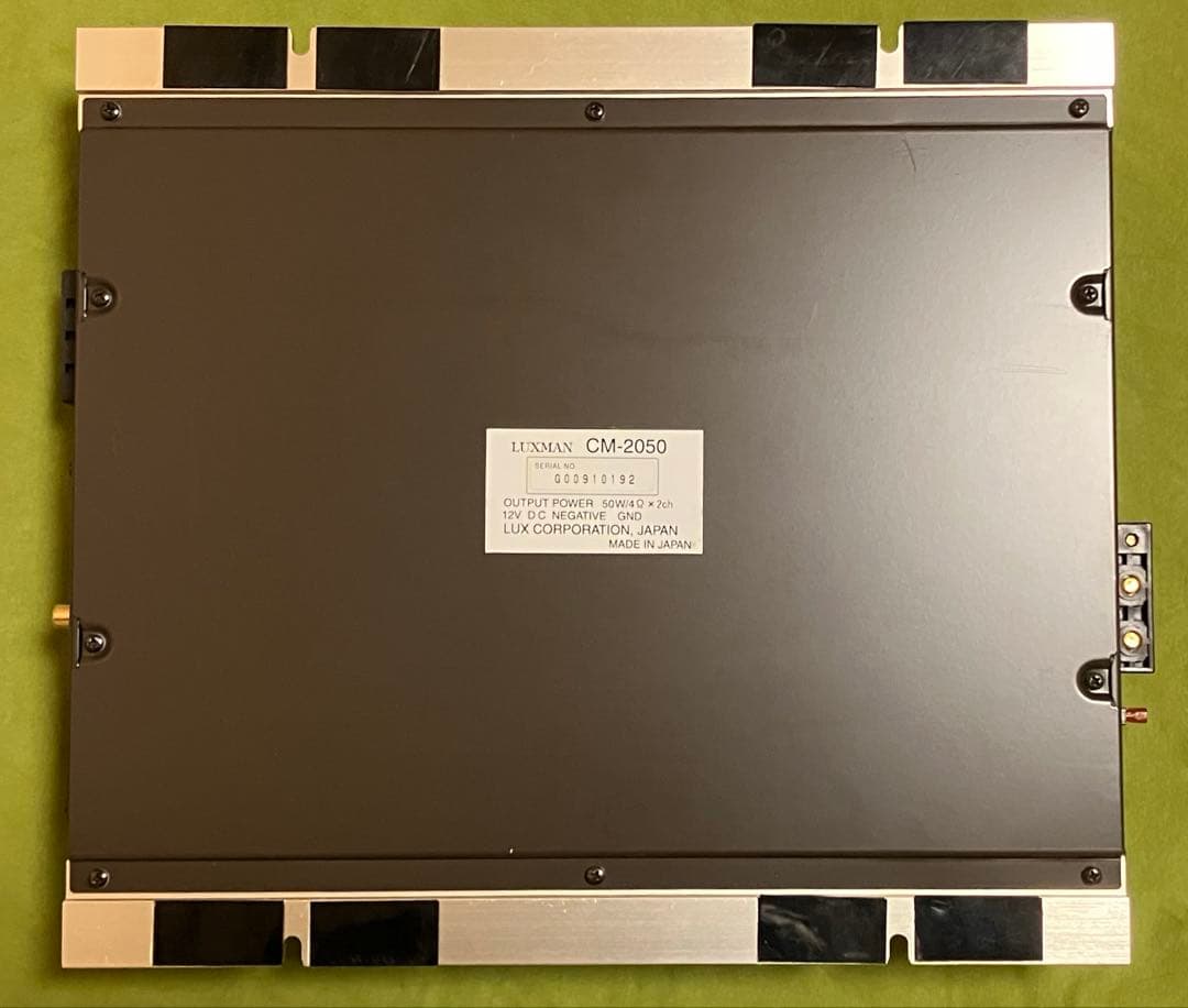 LUXMAN CM-2050 ラックスマン カーオーディオパワーアンプ①
