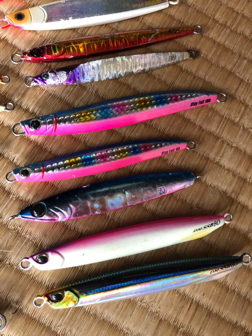 ジグ24本セット！撃投ジグ撃投エアロ撃投ストライクrサーディンステイフォールなど