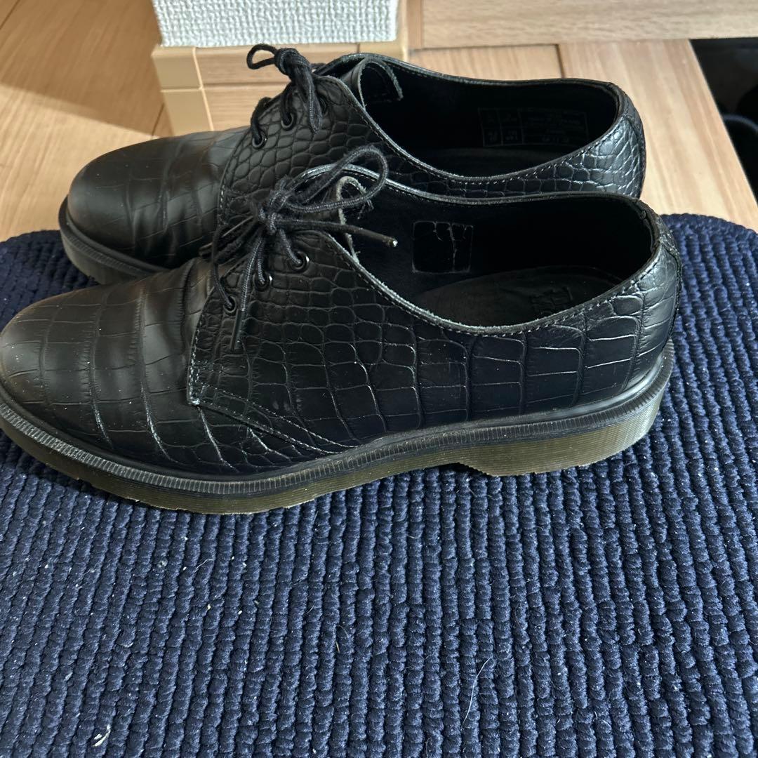 Dr. Martens ペイズリー柄黒 レースアップシューズ　UK8 美品