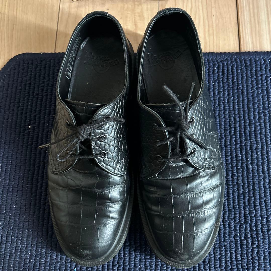 Dr. Martens ペイズリー柄黒 レースアップシューズ　UK8 美品
