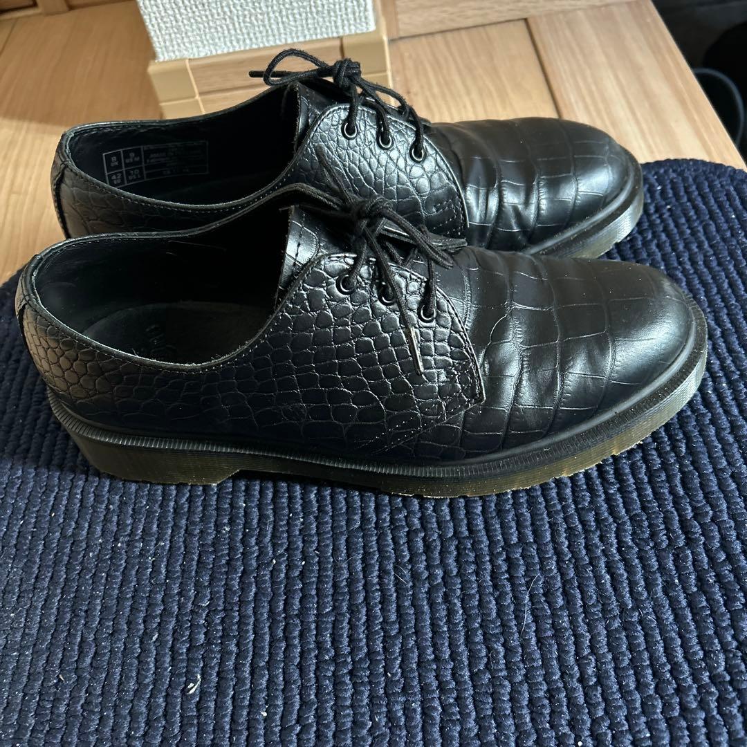 Dr. Martens ペイズリー柄黒 レースアップシューズ　UK8 美品