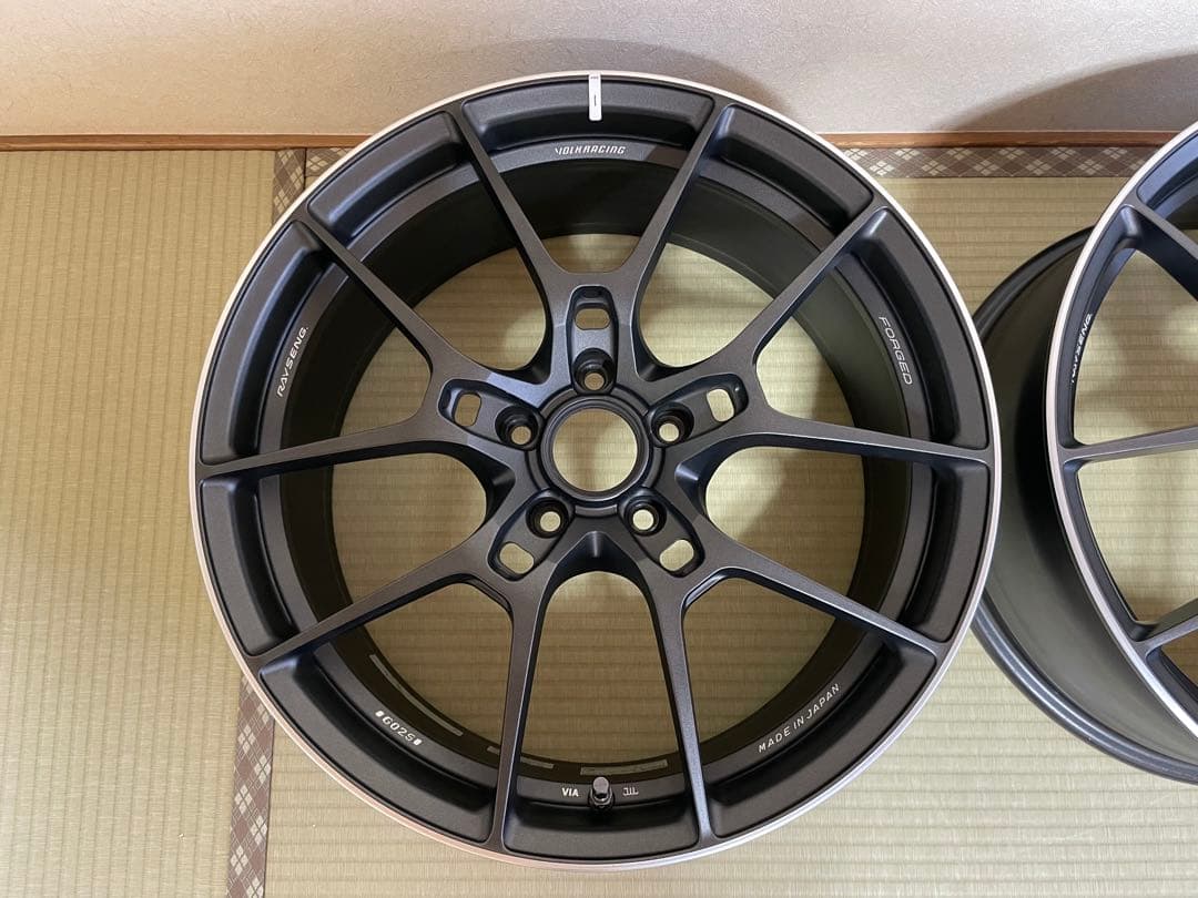 RAYS VOLK RACING G025 19inch 鍛造1ピース 4本