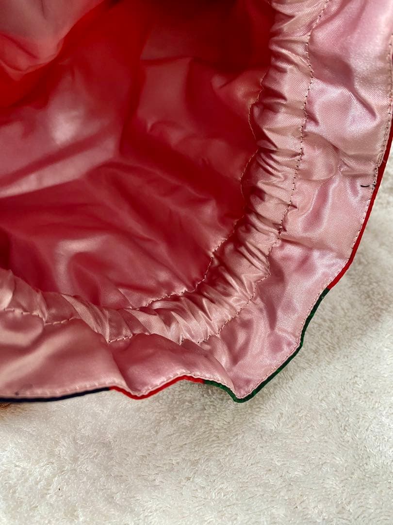 CHANELヴィンテージリメイク巾着袋 タッセル付き