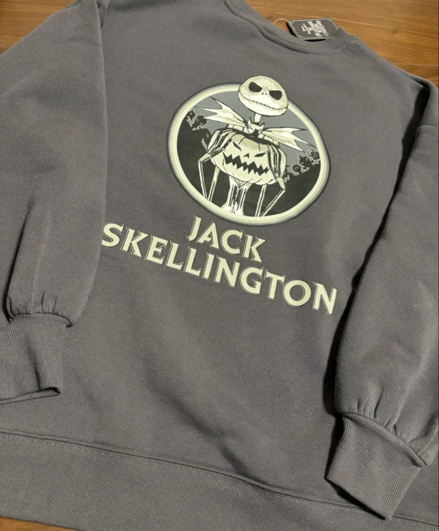 ❸点 超激レア 希少 刺繍 ナイトメア ビフォアクリスマス ジャック トレーナー