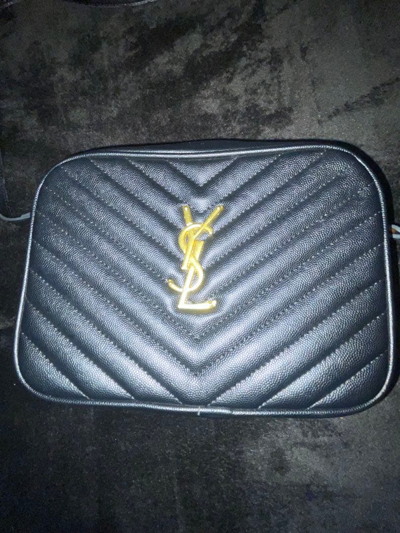 SAINT LAURENT サンローラン ショルダーバッグ キルティングブラック