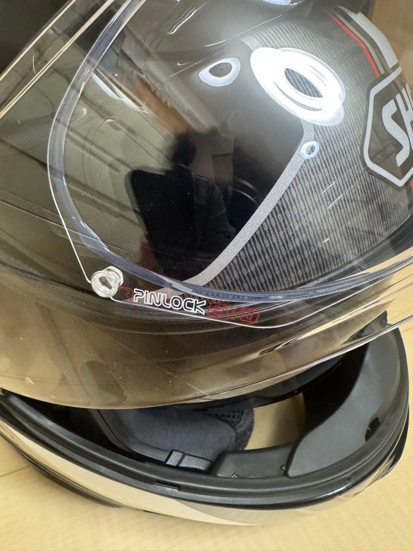 SHOEI ネオテック2 サイズL美品　白黒　値引き中