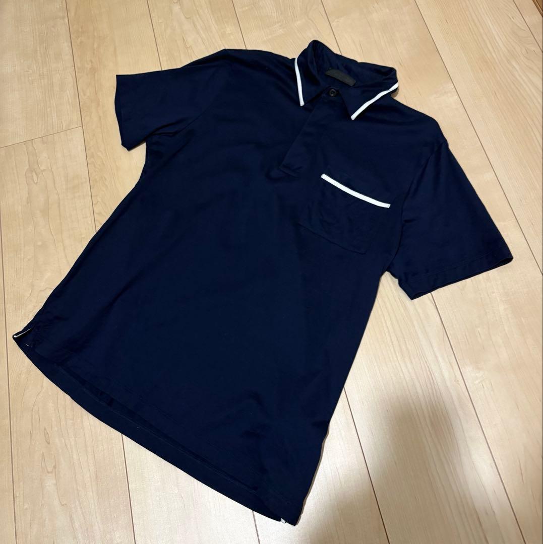 PRADA プラダ ポロシャツ ネイビー sサイズ