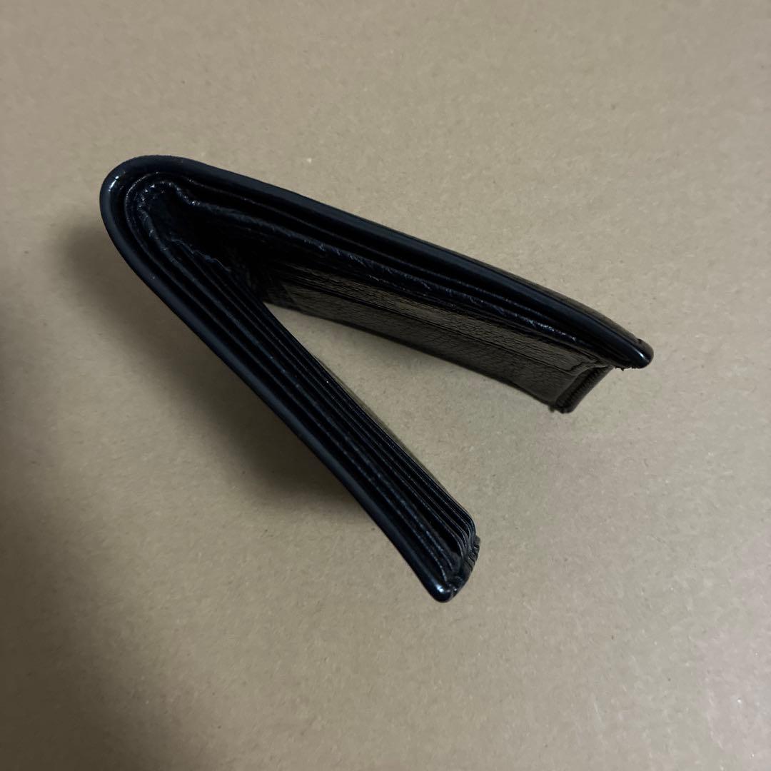 r*様 GUCCI グッチ ブラック レザー 二つ折り財布