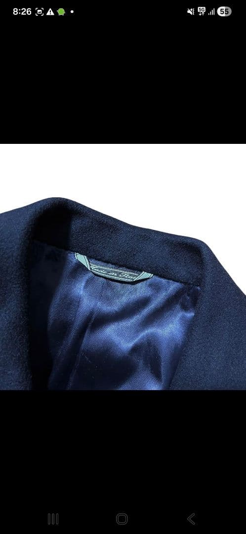 あ*郎様 美品 イタリア製 ゼニヤ カシミヤ90% ダブルブレスト コート 50