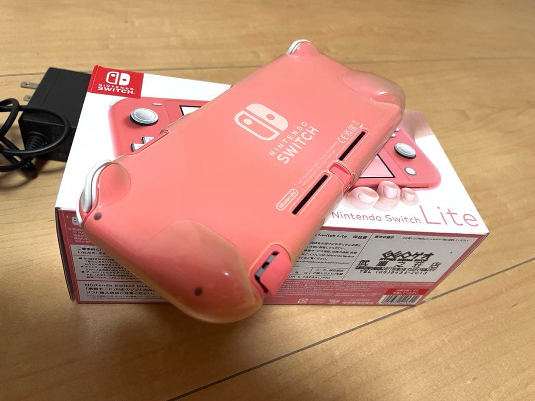 Nintendo Switch Lite コーラル ピンク 本体・付属品・箱付き
