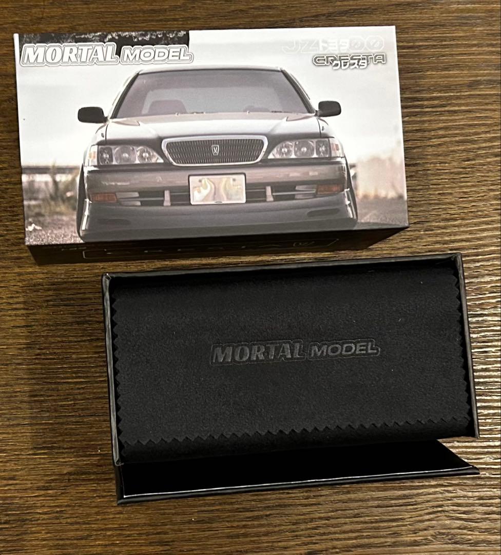 MORTAL 1/64 トヨタ クレスタ カスタム ドリ仕様 ブラック 黒