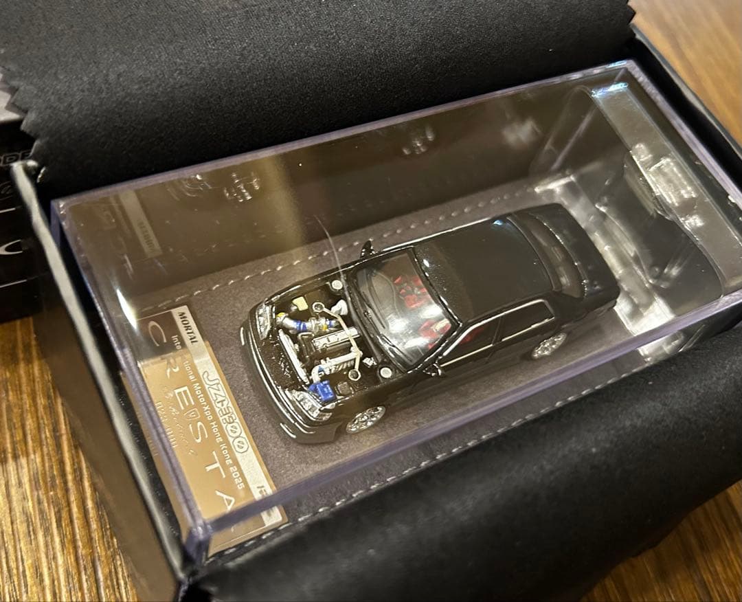 MORTAL 1/64 トヨタ クレスタ カスタム ドリ仕様 ブラック 黒