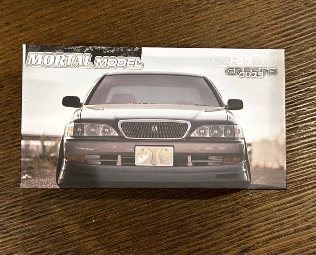 MORTAL 1/64 トヨタ クレスタ カスタム ドリ仕様 ブラック 黒