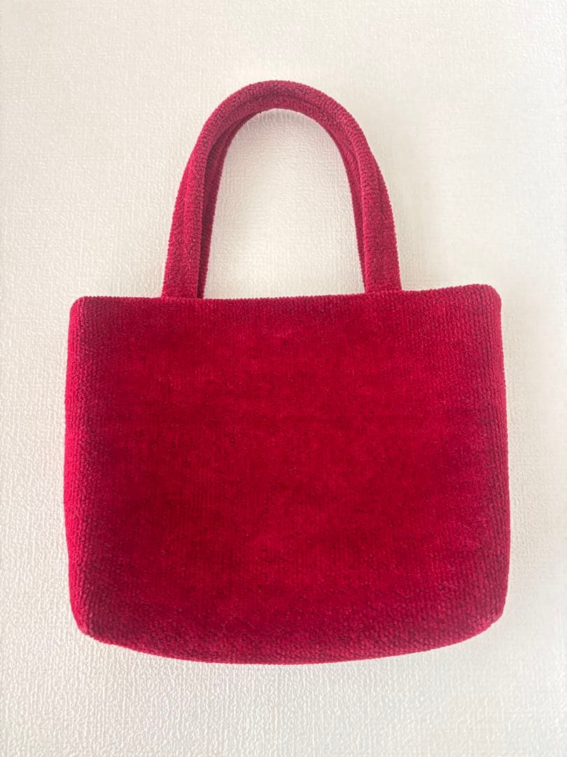 フェイラー　ラブラリーハート　バッグ　ダークレッド