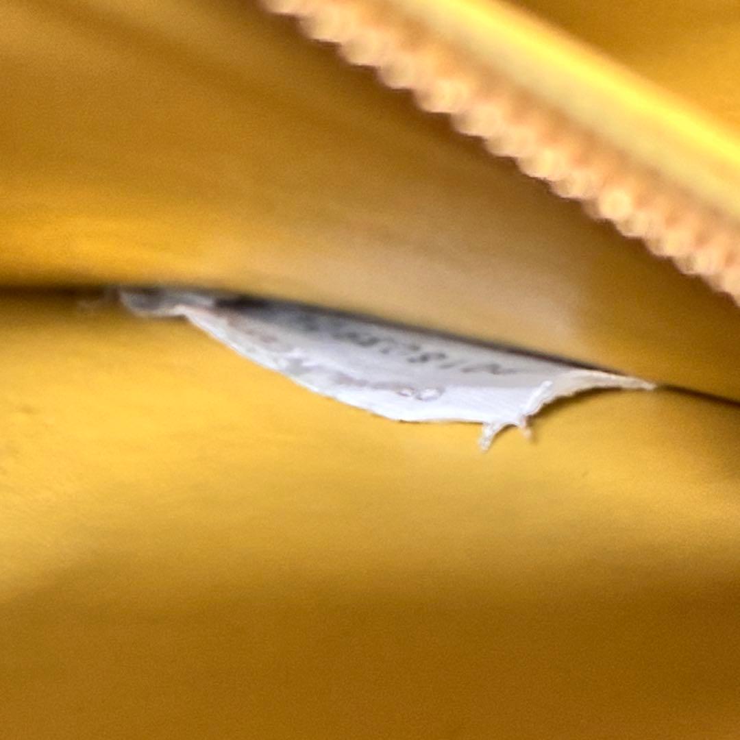 み*き様 ボッテガヴェネタ カセット 長財布 レザー イエローグリーン イントレ