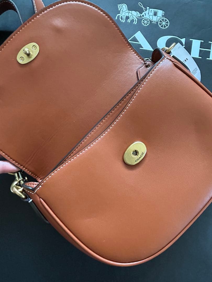 K*☆様 COACH ブラウン ショルダーバッグ