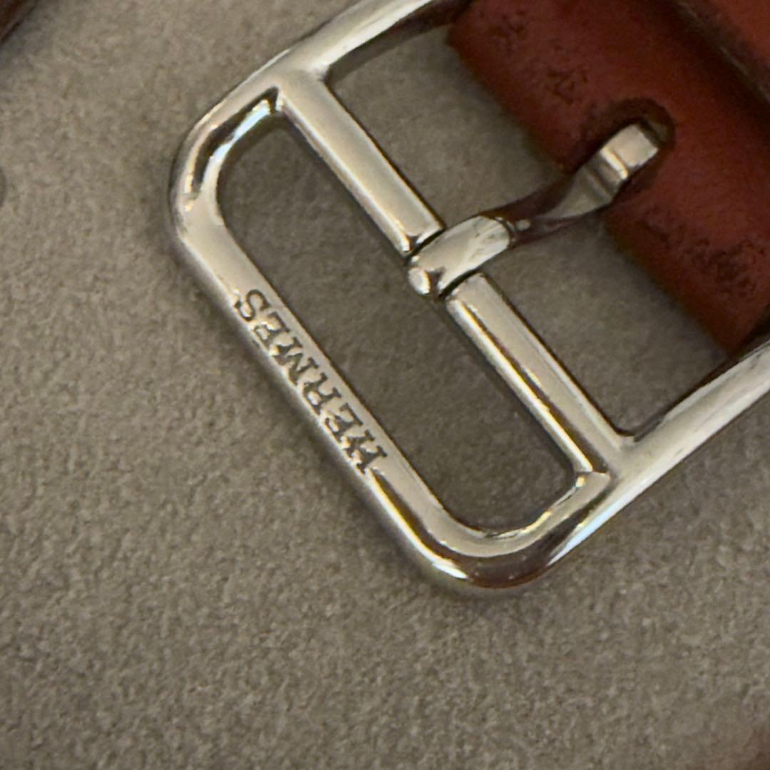 2938 Apple Watch エルメス　ブリック　ロープ柄　レザーバンド