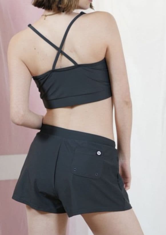 ★新品未使用★ROXY★ロキシー 体型カバー/3点セット水着 ブラック