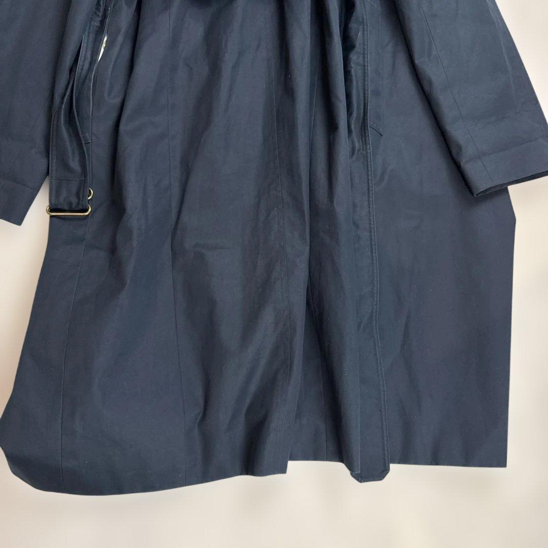 イヴサンローラン　トレンチコート　ネイビー　Sサイズ　イタリア製