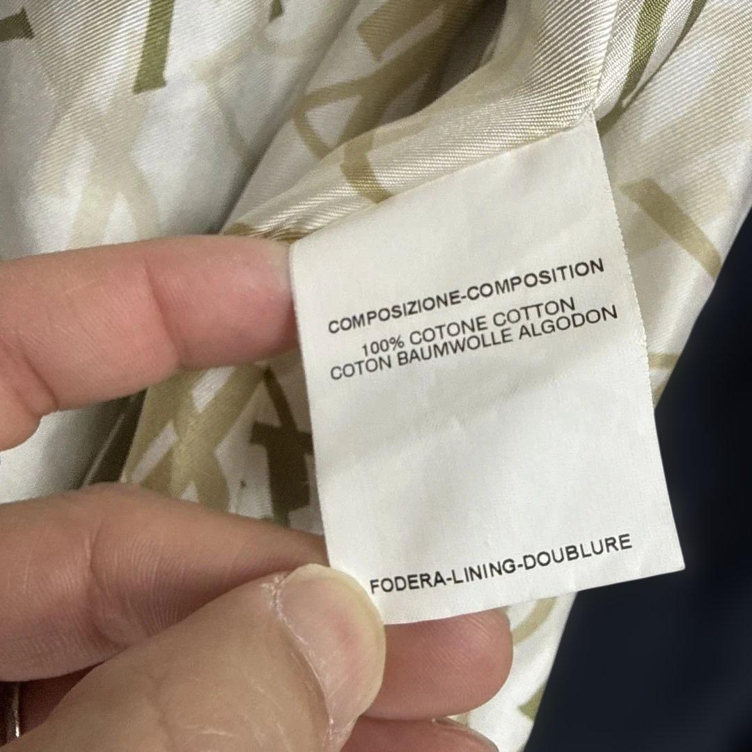 イヴサンローラン　トレンチコート　ネイビー　Sサイズ　イタリア製