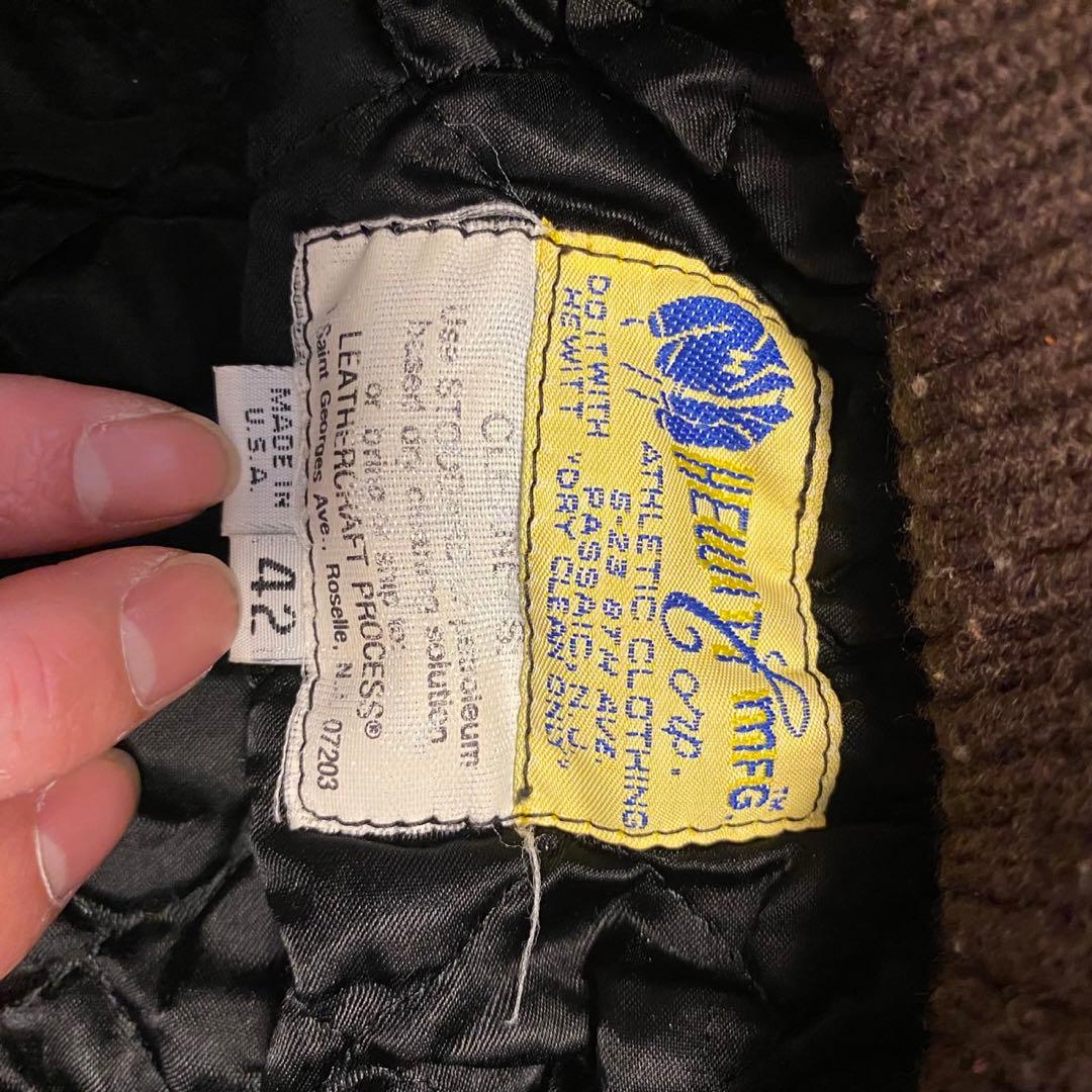 HEWITT MFG ヴィンテージ　スタジャン　42 USA製