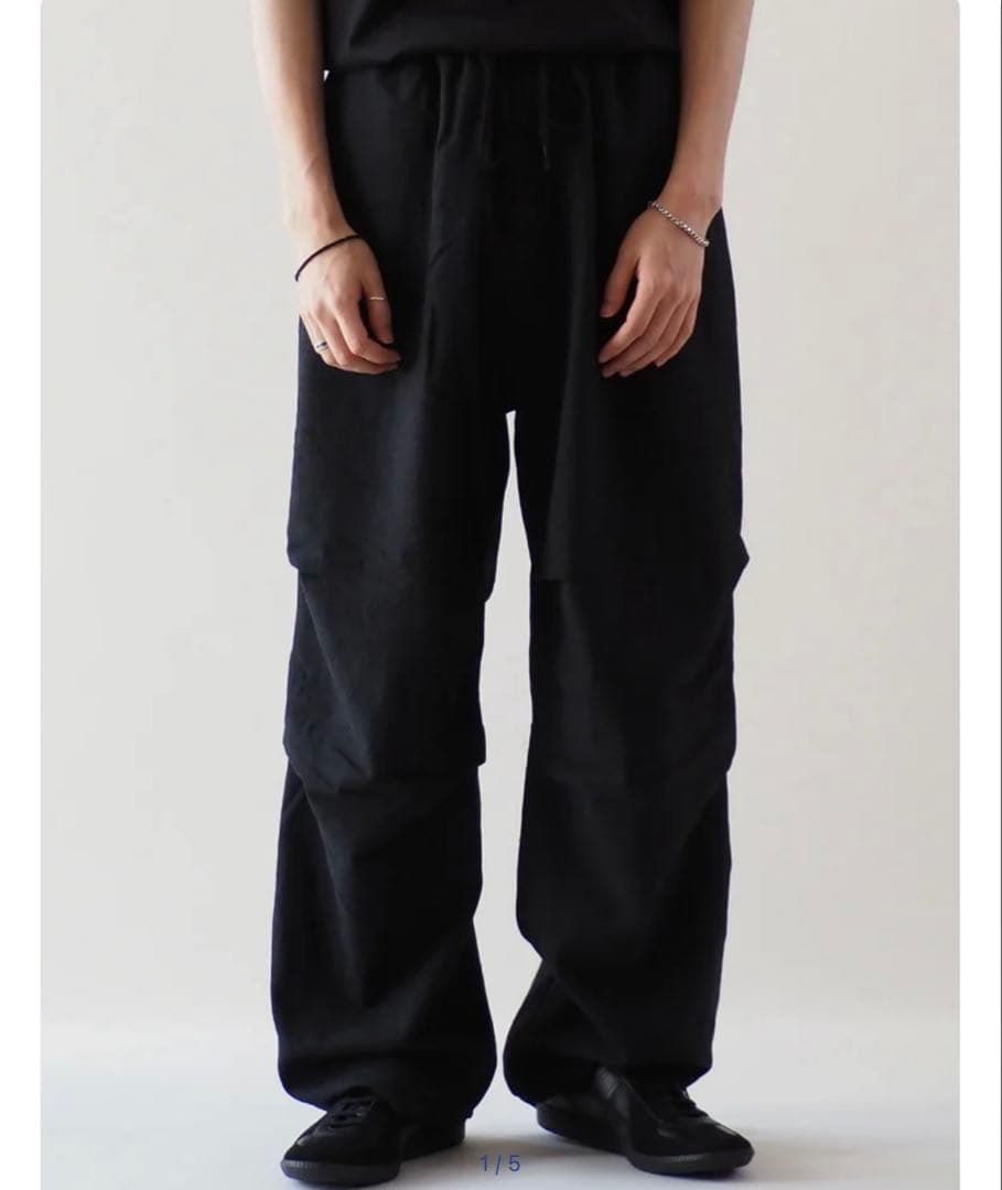 1*9様 24ss comoli ウールニータック チャコール　希少サイズ 1