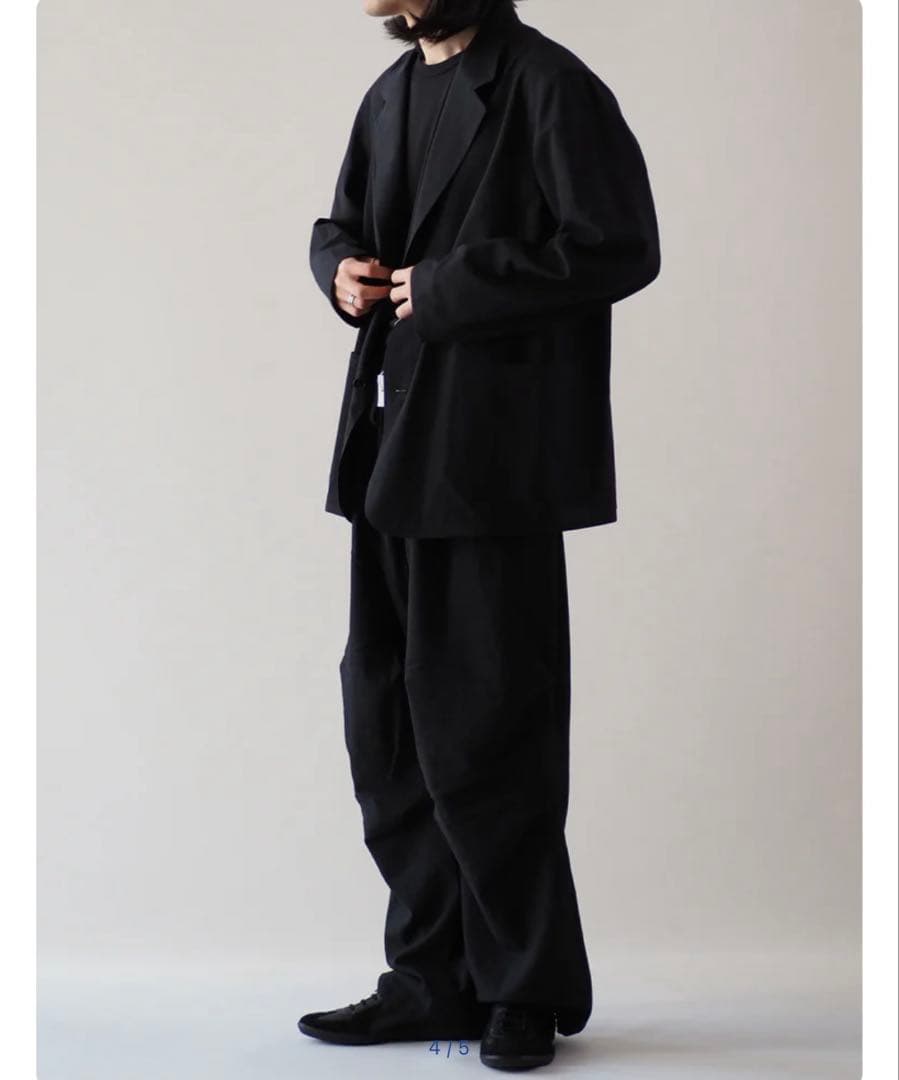 1*9様 24ss comoli ウールニータック チャコール　希少サイズ 1