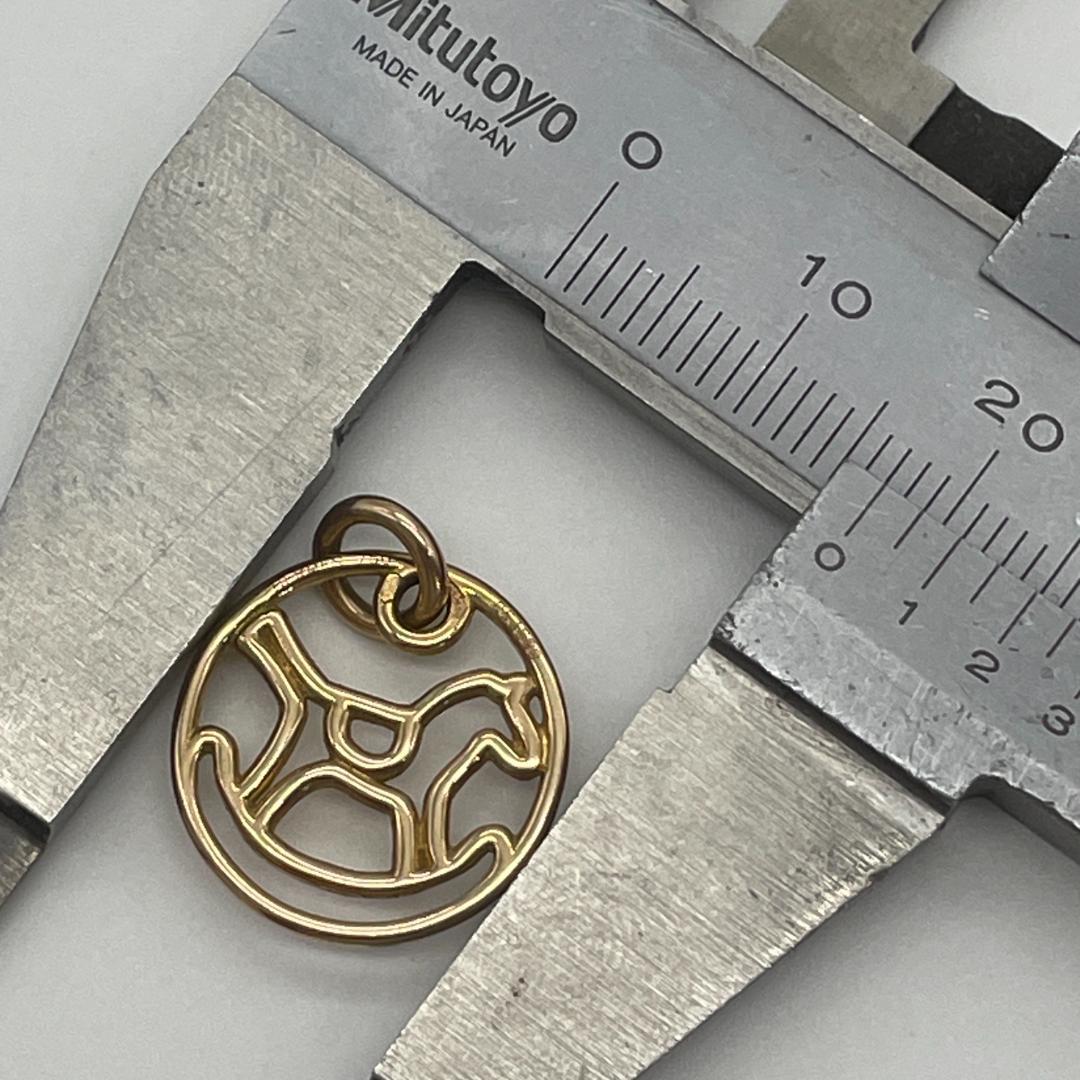 エルメス ダダ ネックレストップ 750PG K18　ペンダントジュエリー