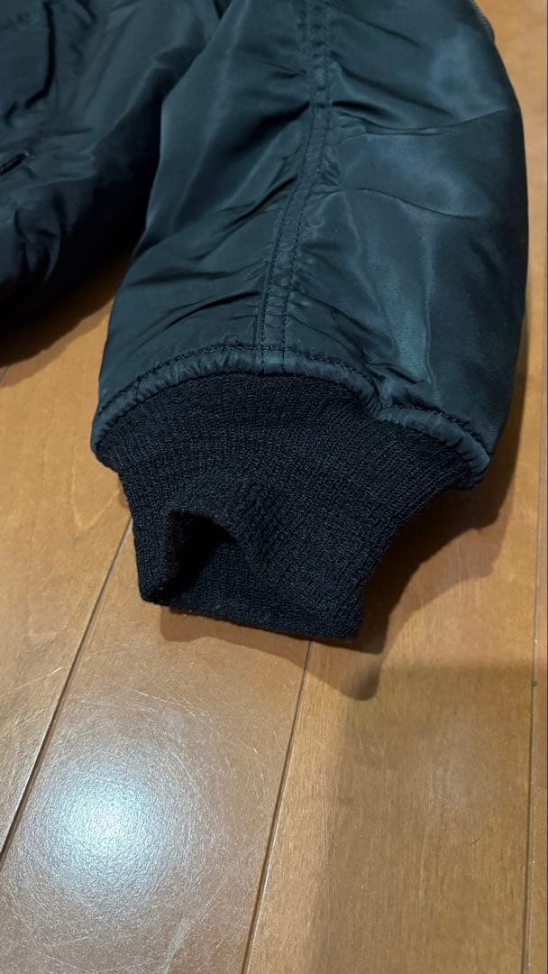 美品✨ 80s USA製 Alpha MA-1 黒 短丈