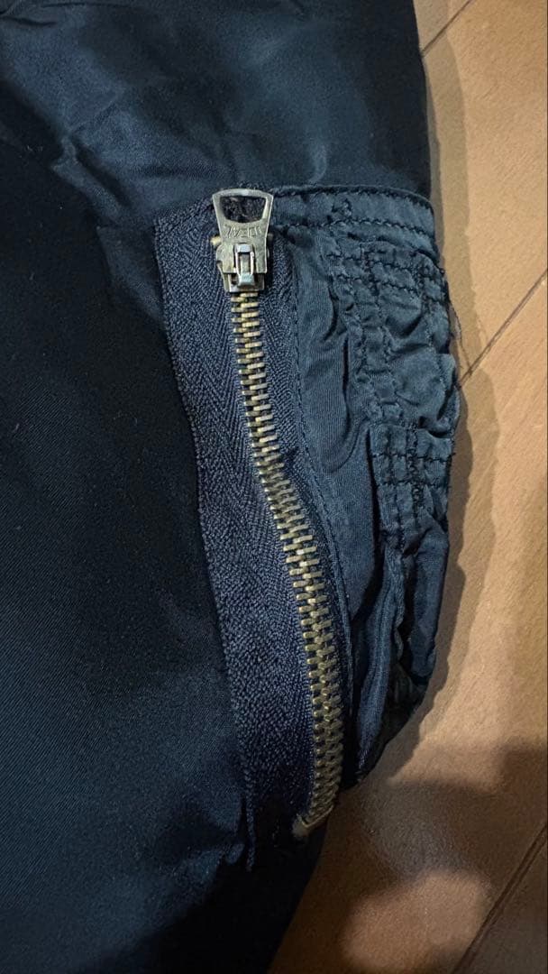 美品✨ 80s USA製 Alpha MA-1 黒 短丈