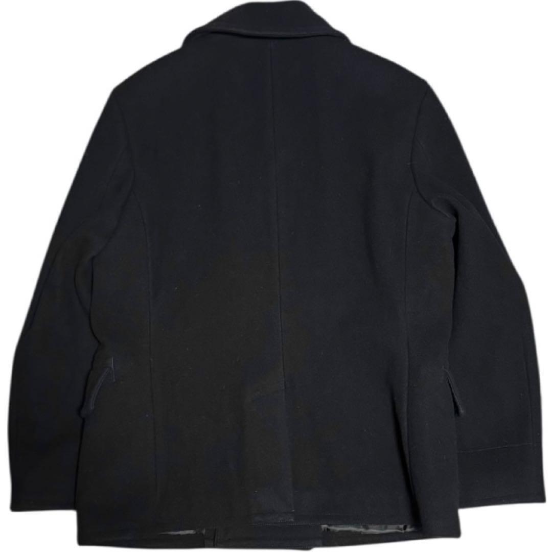 POLO RALPH LAUREN 碇釦 ウール ピーコート ブラック XL