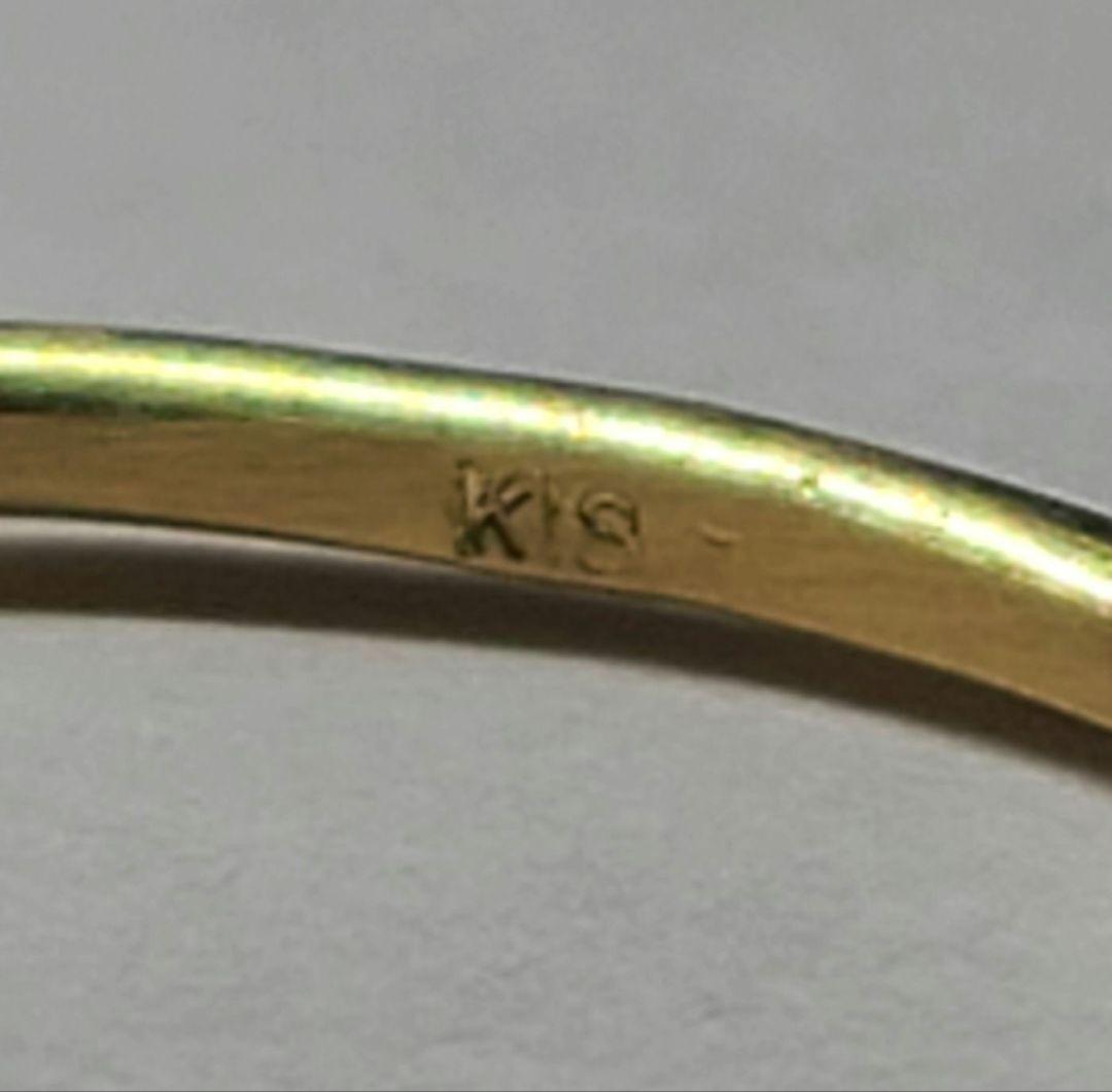 美しい沸き上がるブルーネオン★ブラジルバターリャパライバトルマリン18Kリング★