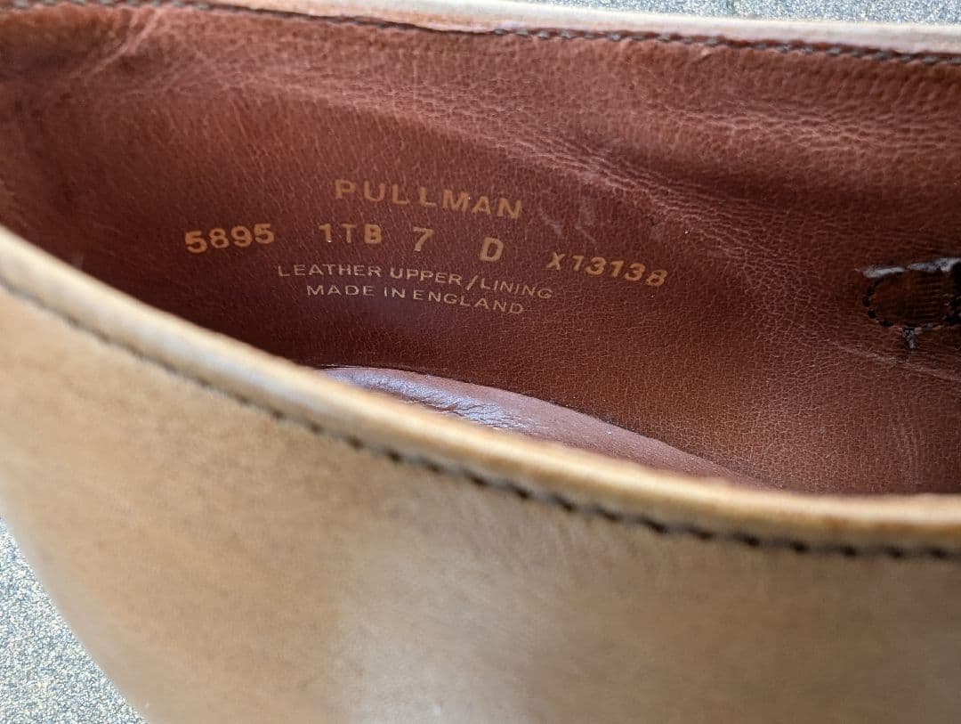 1*1様 美品クロケット&ジョーンズpullman7Dハンドグレードブーティ箱付