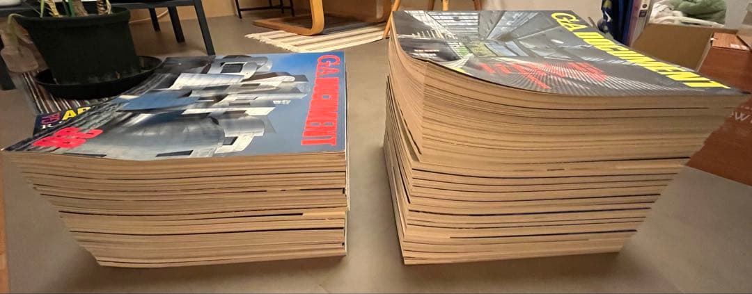 建築専門誌　GA DOCUMENT 38〜88