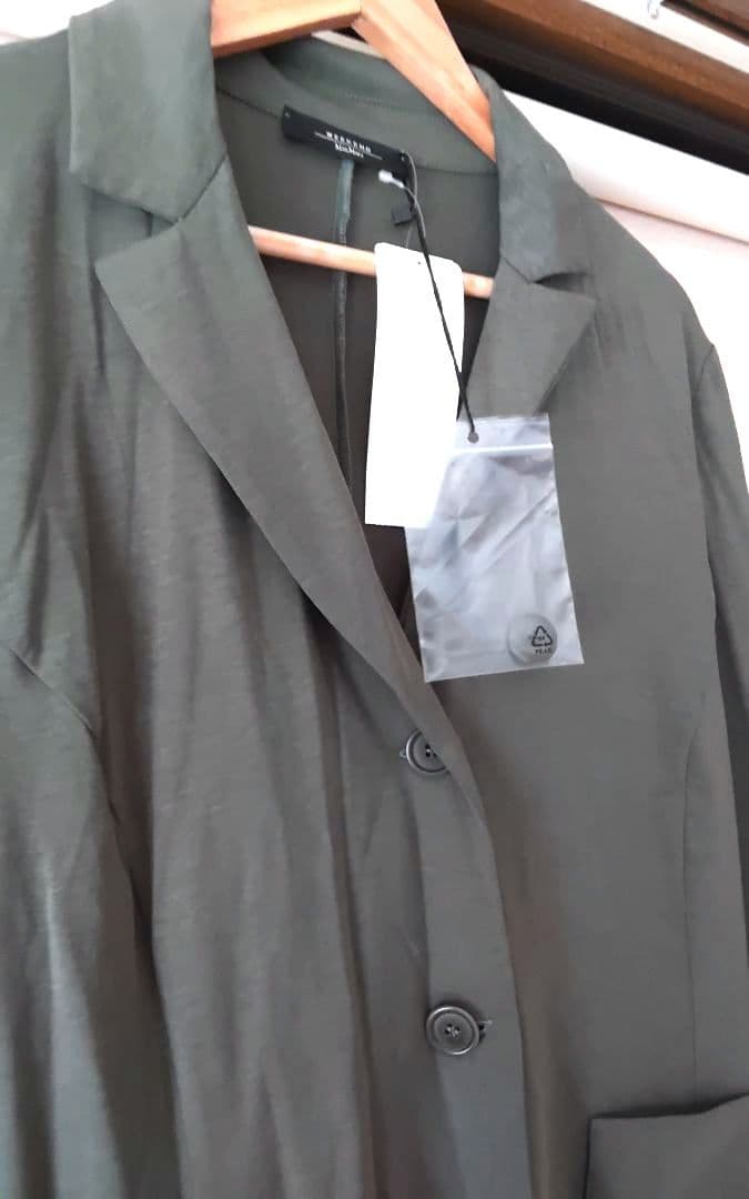 専用　 マックスマーラ　新品　ニット生地　オリーブグリーン テーラードジャケット