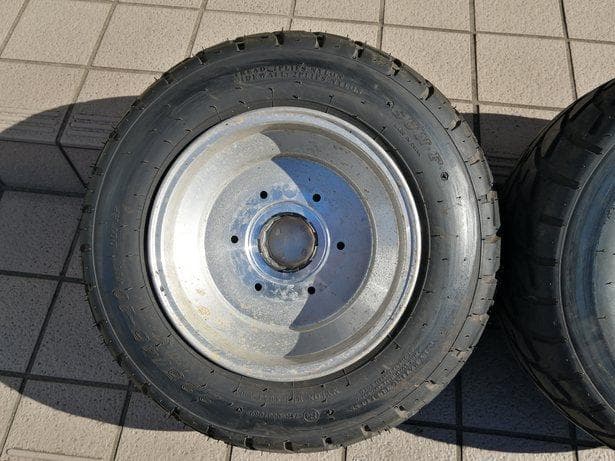 キャノピー・UP・X用 アルミホイール タイヤ 225/45-10 2本セット