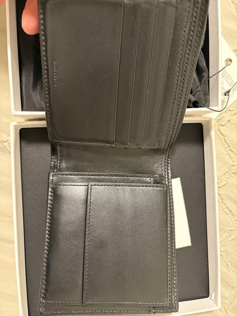 CELINE バイフォールドウォレット / クロコダイル型押しカーフスキン