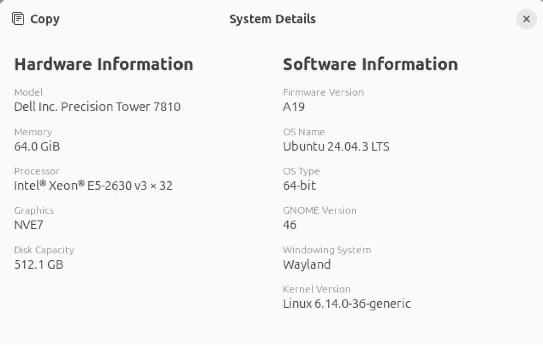 Dell Precision Tower 7810 PC モニターセット
