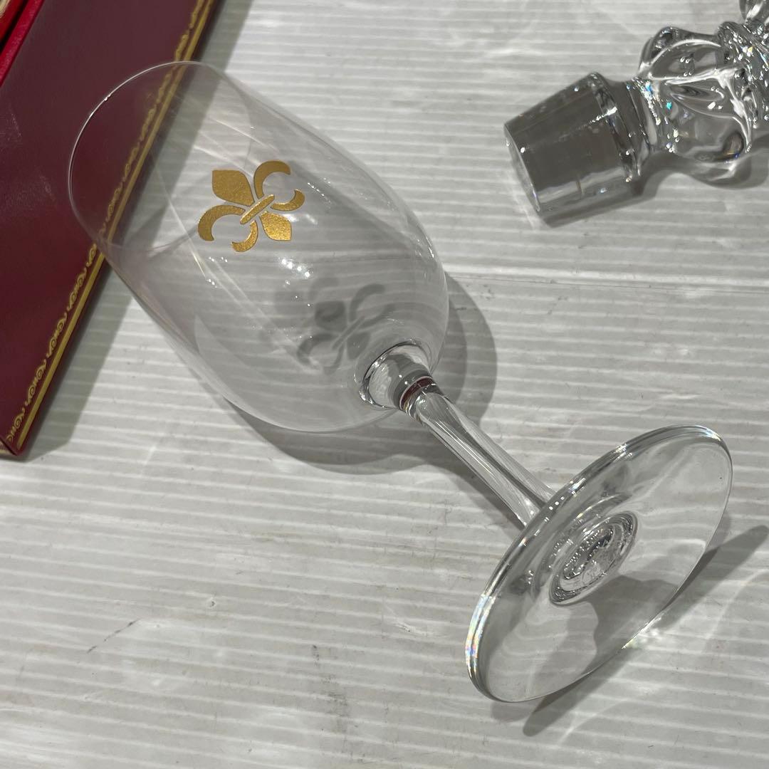 ⑤ Baccarat レミーマルタン ルイ13世 グラス　空瓶 バカラ　箱入り