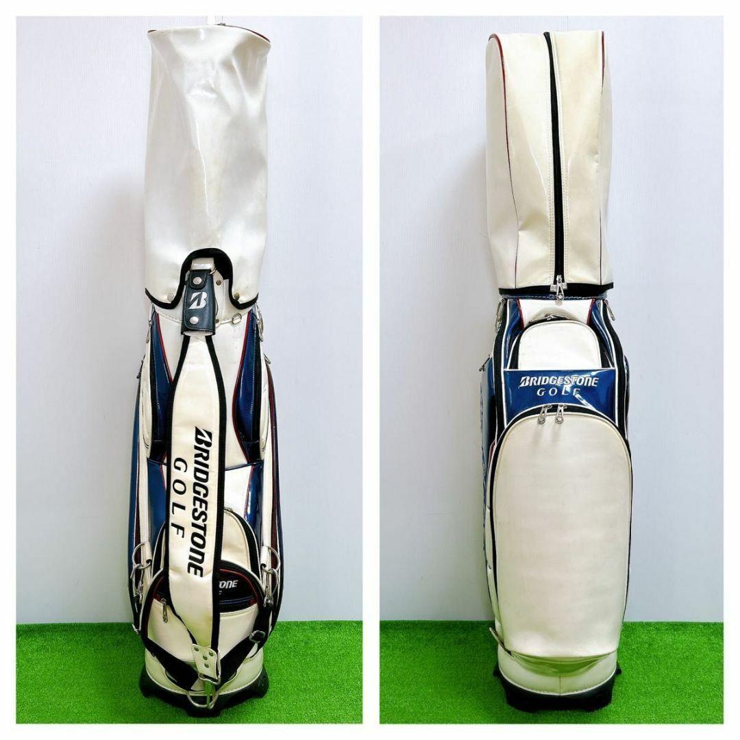 ブリヂストン ゴルフ キャディバック 3点式ショルダー エナメル ハイグレード