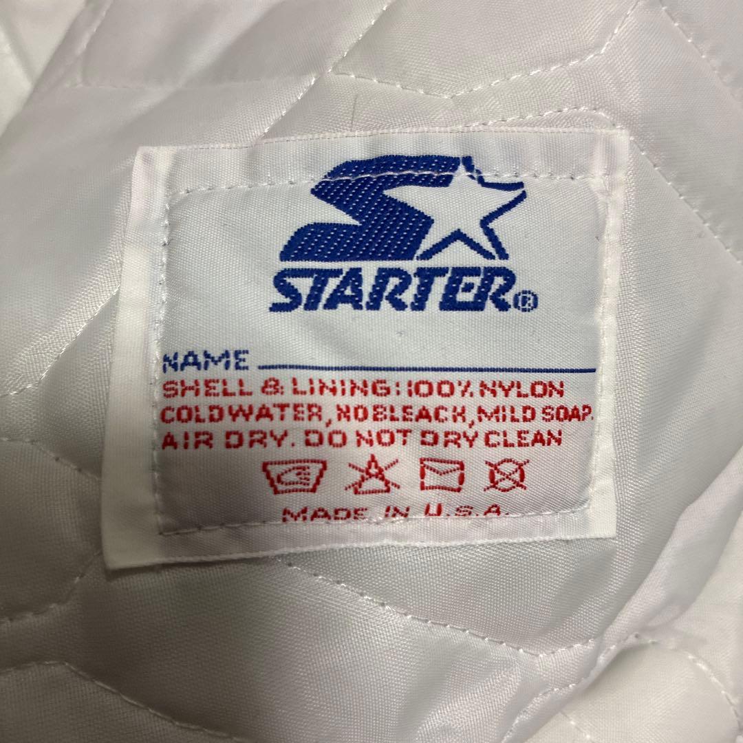 ビンテージ スターター ナイロンスタジャン MLB アスレチックス L USA製