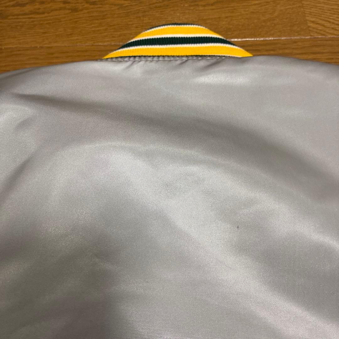 ビンテージ スターター ナイロンスタジャン MLB アスレチックス L USA製
