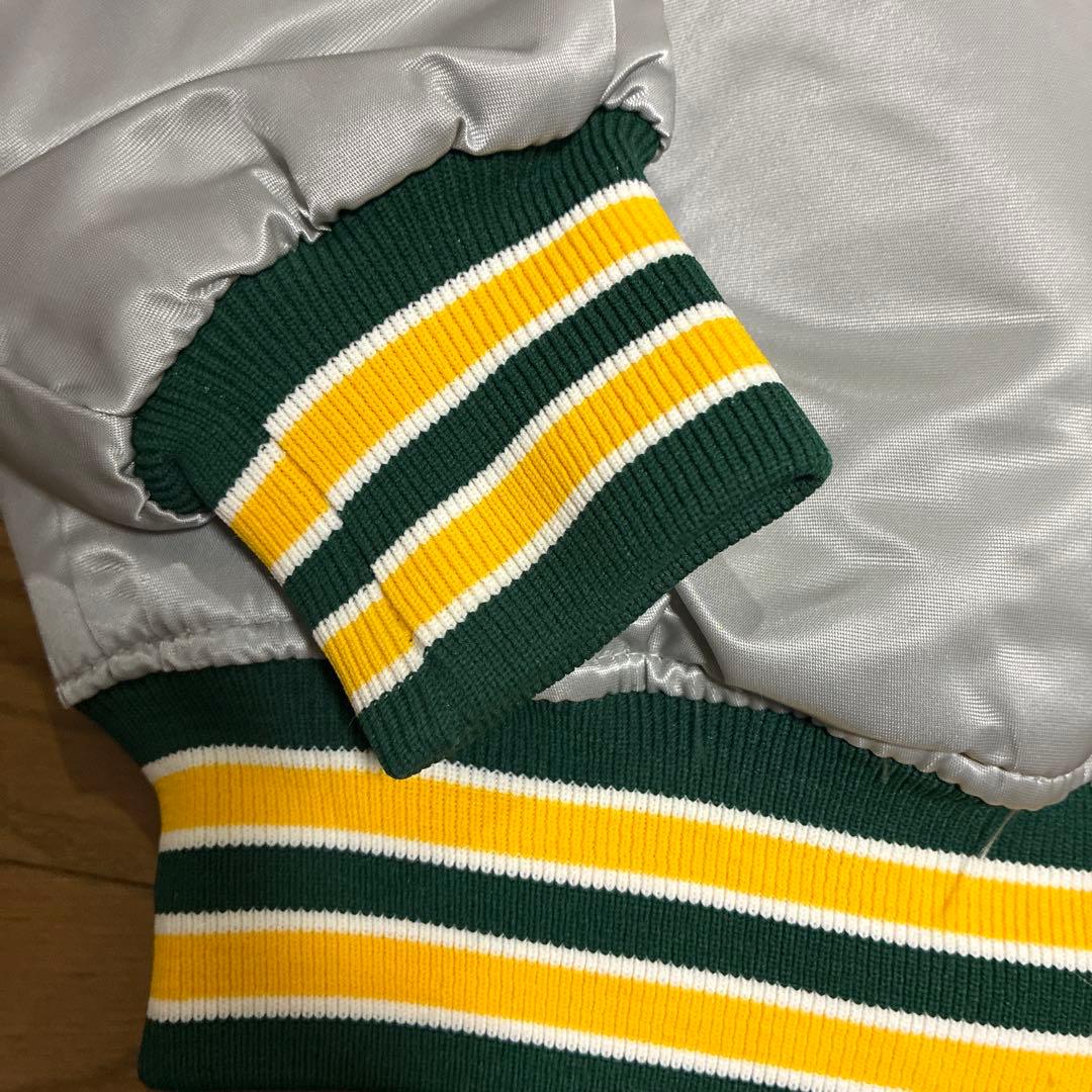 ビンテージ スターター ナイロンスタジャン MLB アスレチックス L USA製