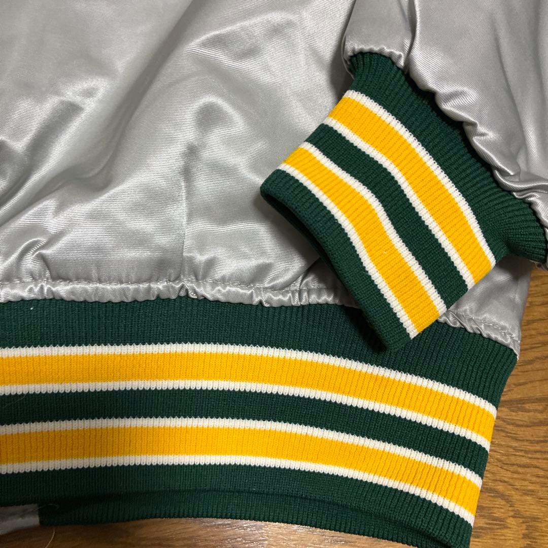 ビンテージ スターター ナイロンスタジャン MLB アスレチックス L USA製