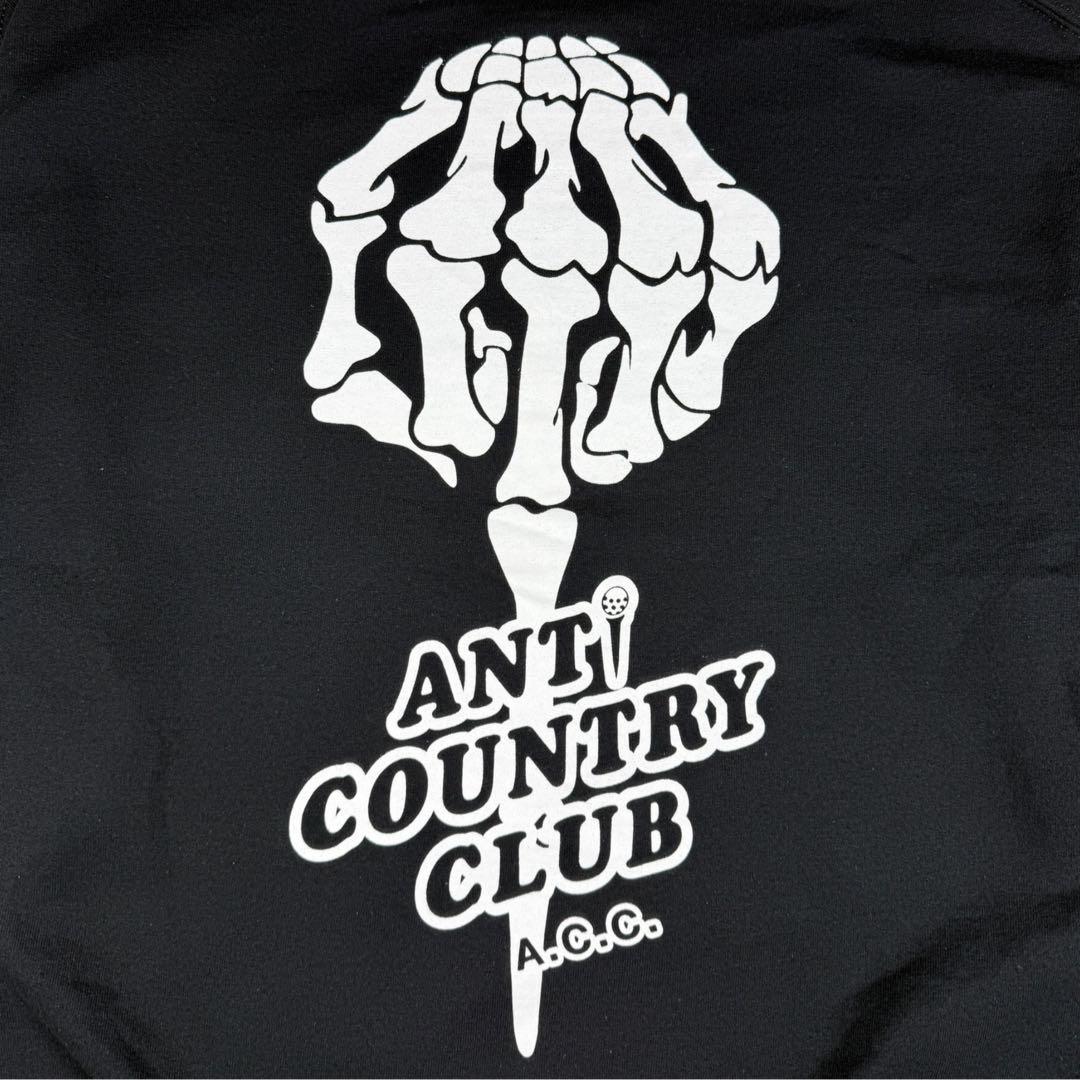 美品ANTI COUNTRY CLUB TOKYO ゴルフ スウェット ブラック