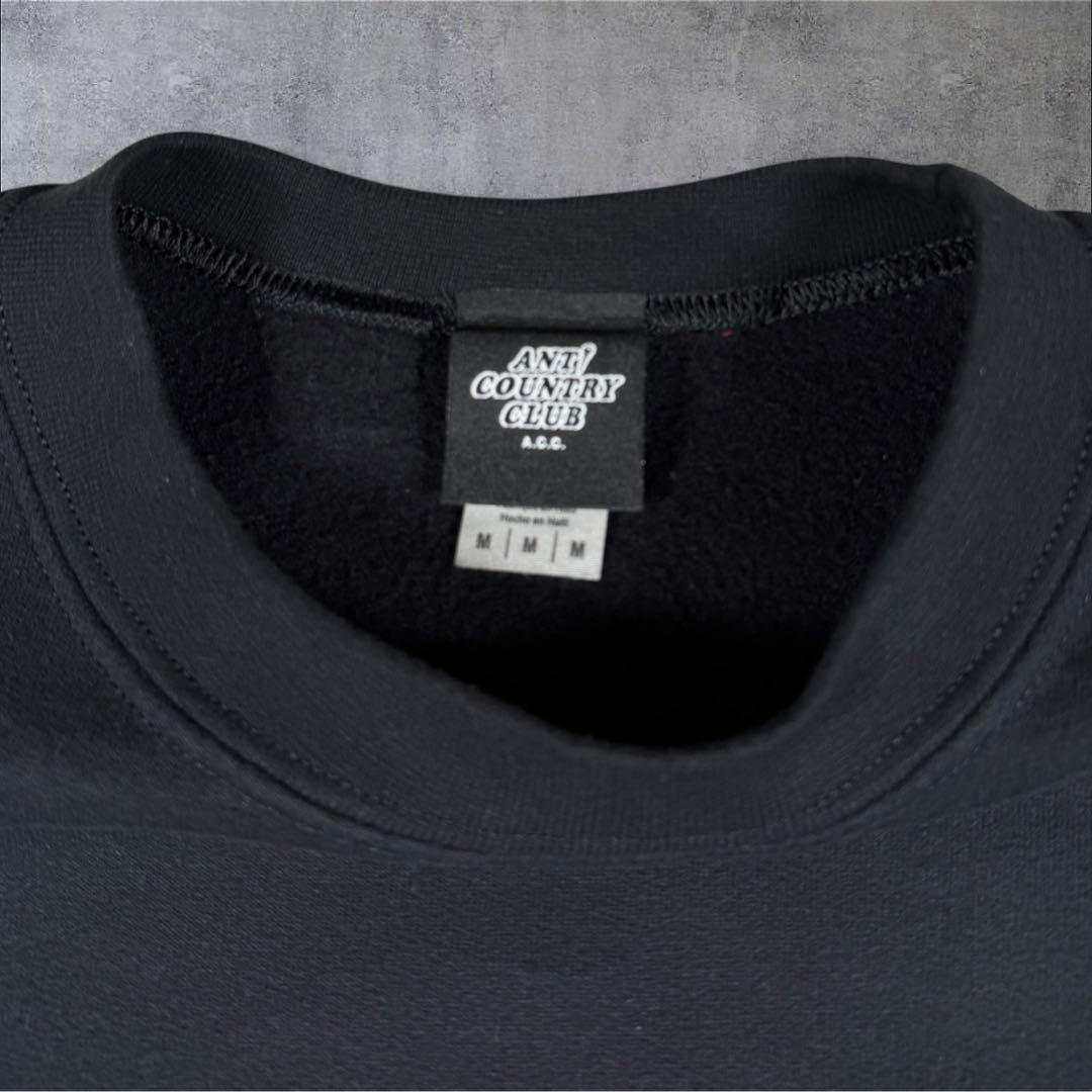 美品ANTI COUNTRY CLUB TOKYO ゴルフ スウェット ブラック